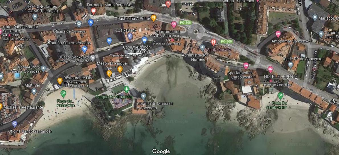 Apartamento Antopa Con Entrada Directa A La Playa - Karkava Travel Sanxenxo Eksteriør billede