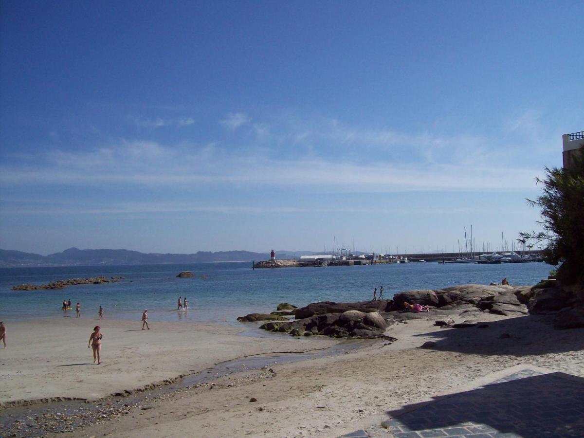 Apartamento Antopa Con Entrada Directa A La Playa - Karkava Travel Sanxenxo Eksteriør billede